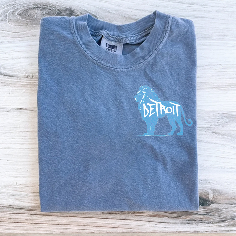 Comfort Colors Detroit Football T-shirt/Sweatshirt