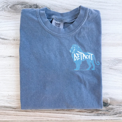 Comfort Colors Detroit Football T-shirt/Sweatshirt