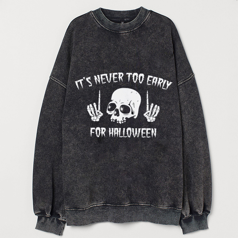 Halloween  Skull Sweatshirt