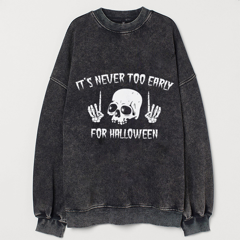 Halloween  Skull Sweatshirt