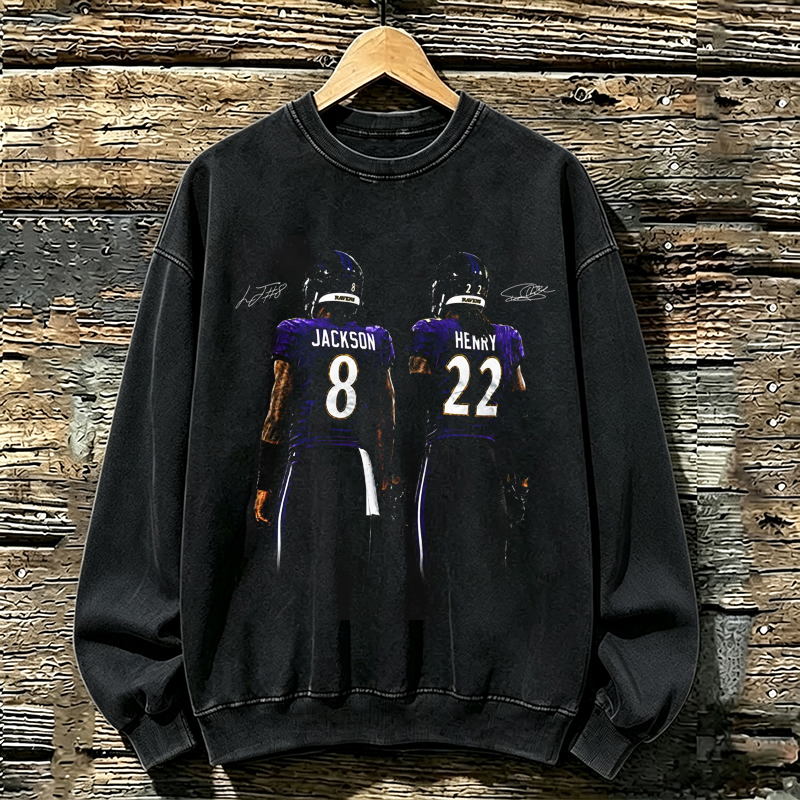 Baltimore Retro Football Sweatshirt