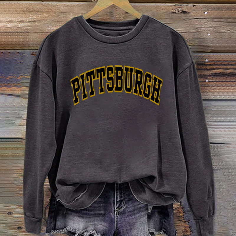 Pittsburgh Retro Football Sweatshirt