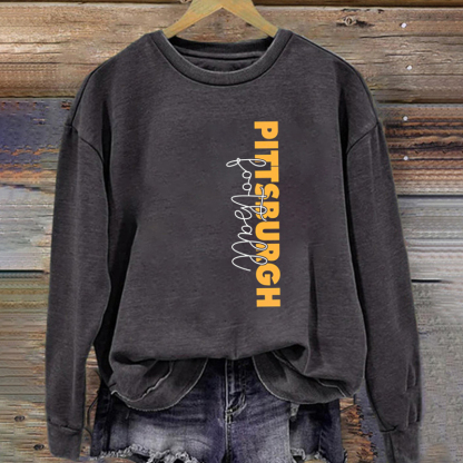 Pittsburgh Retro Football Sweatshirt
