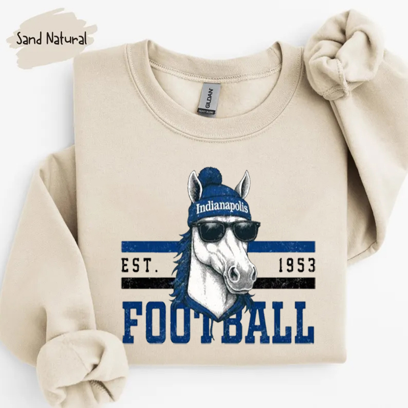 Indianapolis Retro Football Sweatshirt