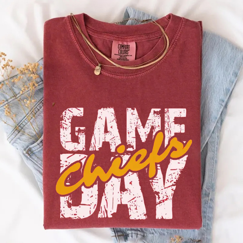 Kansas City Fan Game Day American Football T-shirt