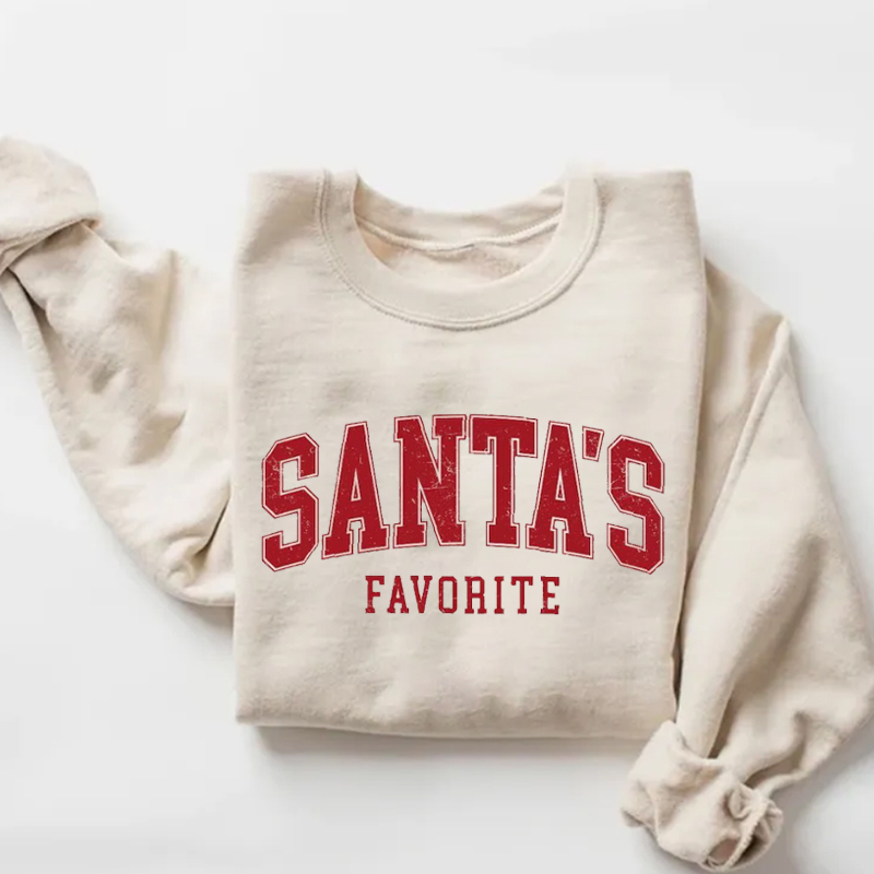 Santas Favorite Christmas Sweatshirt