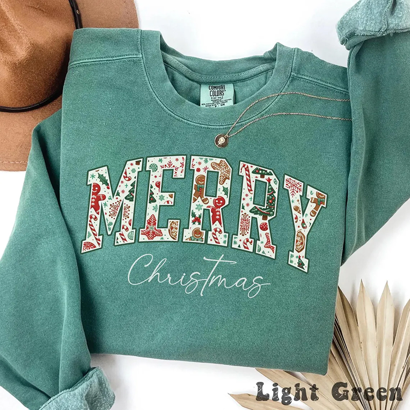 Retro Merry Christmas Sweatshirt
