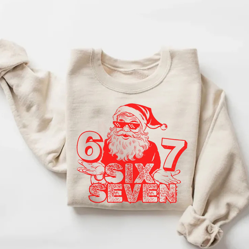 Six Seven Christmas Sweatshirt