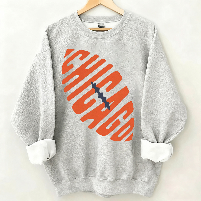 Retro Chicago Football Sweatshirt