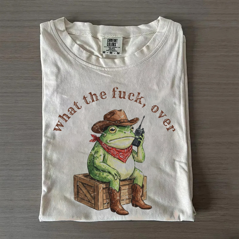 Funny Cowboy Frog T-shirt