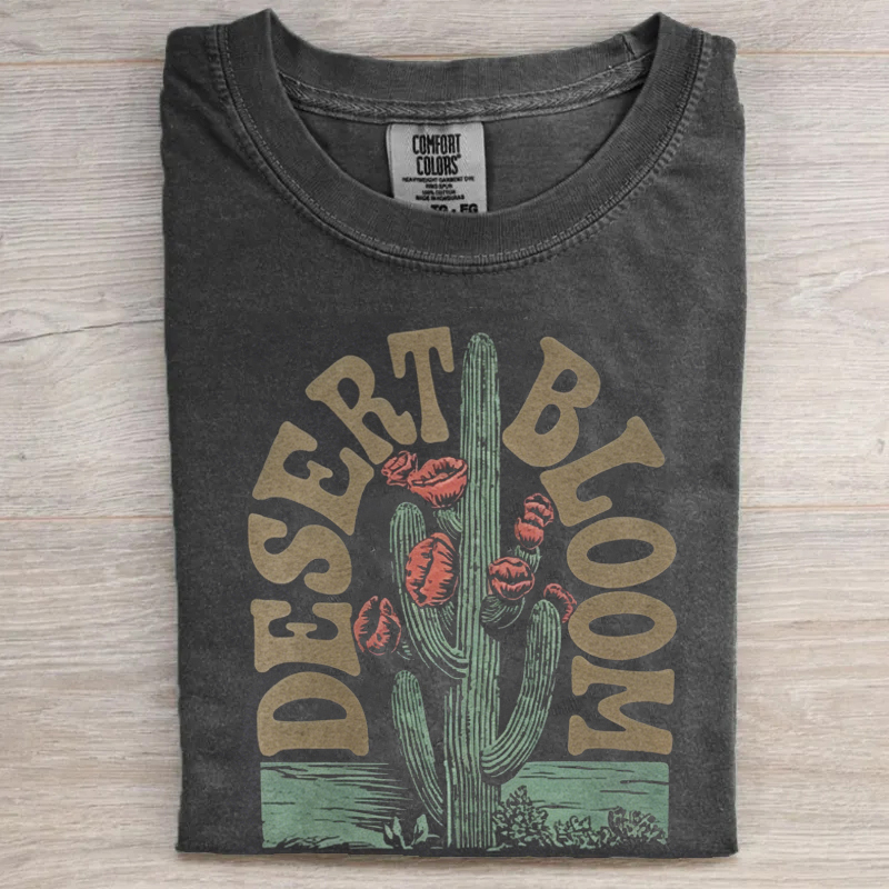 Vintage Western Boho Desert Bloom T-shirt