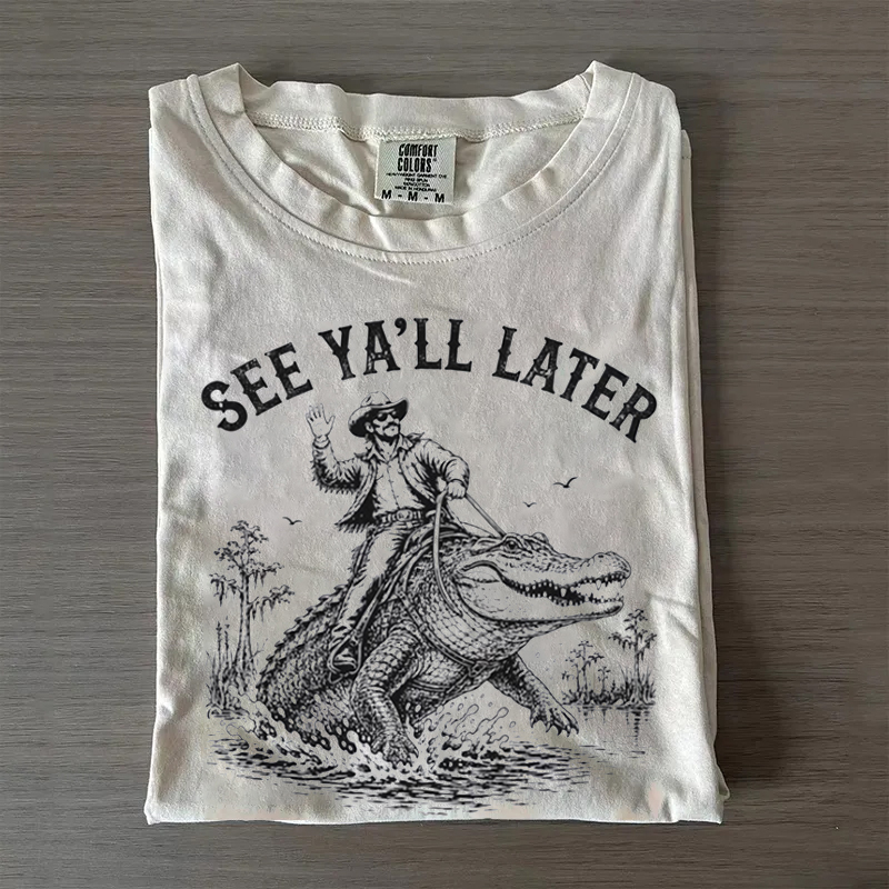 Cowboy See You Later Alligator T-shirt