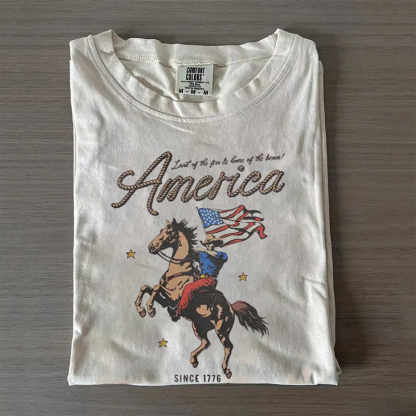 Western America Patriotic T-shirt