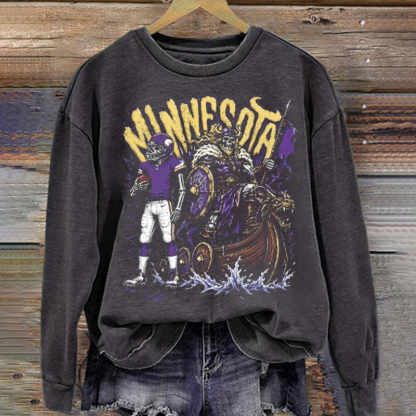 Minnesota Retro Football Sweatshirt