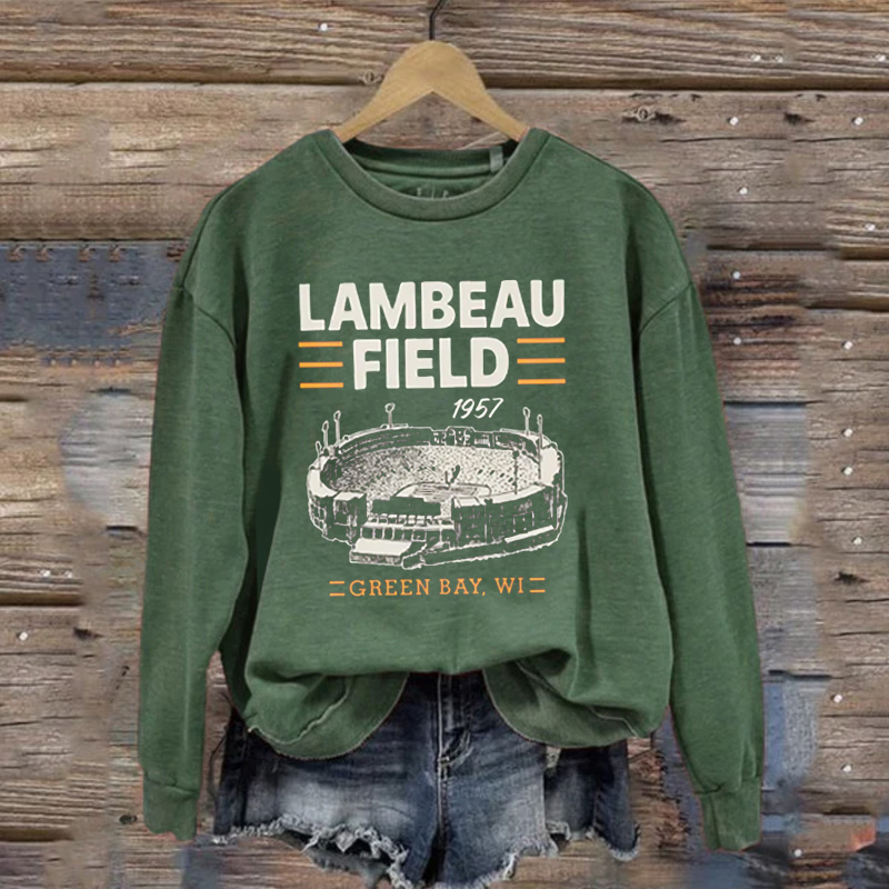 Green Bay Retro Football Sweatshirt