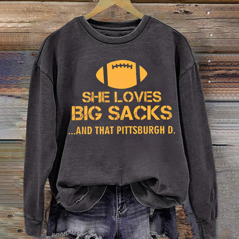 Pittsburgh Retro Football Sweatshirt