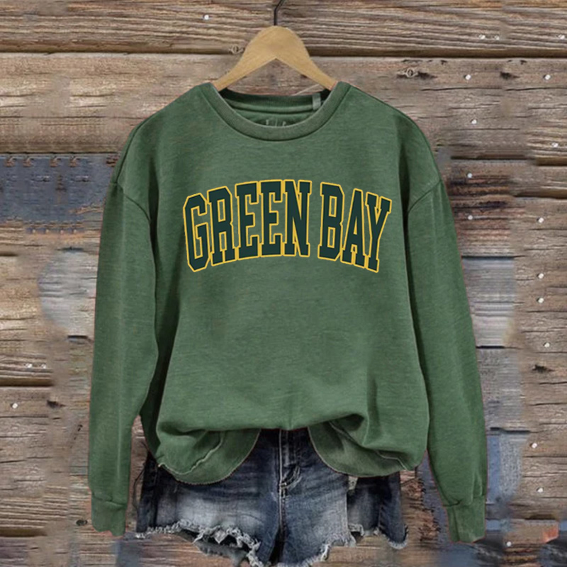 Green Bay Retro Football Sweatshirt