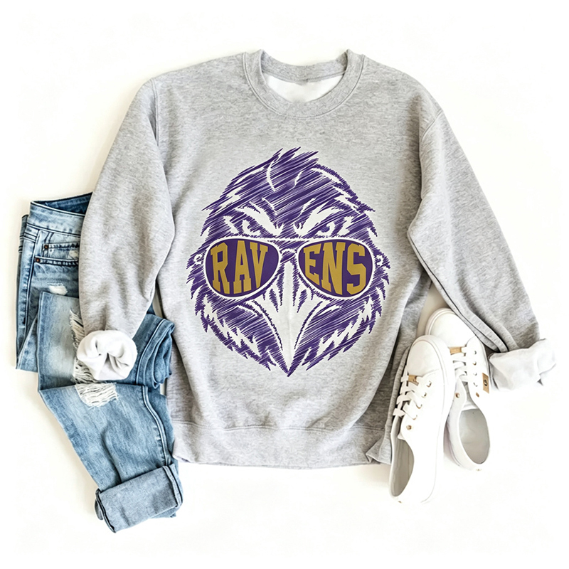 Baltimore Retro Football Sweatshirt