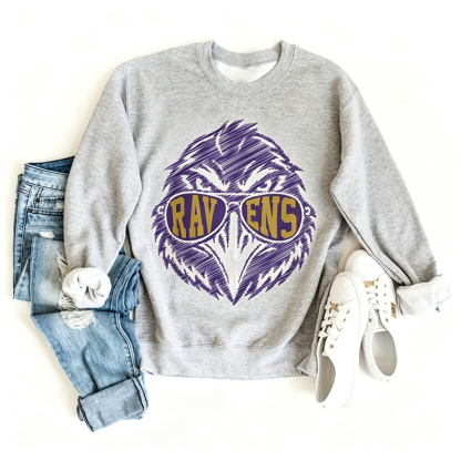 Baltimore Retro Football Sweatshirt