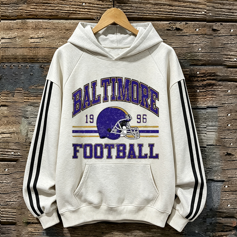 Baltimore Retro Football Hoodie