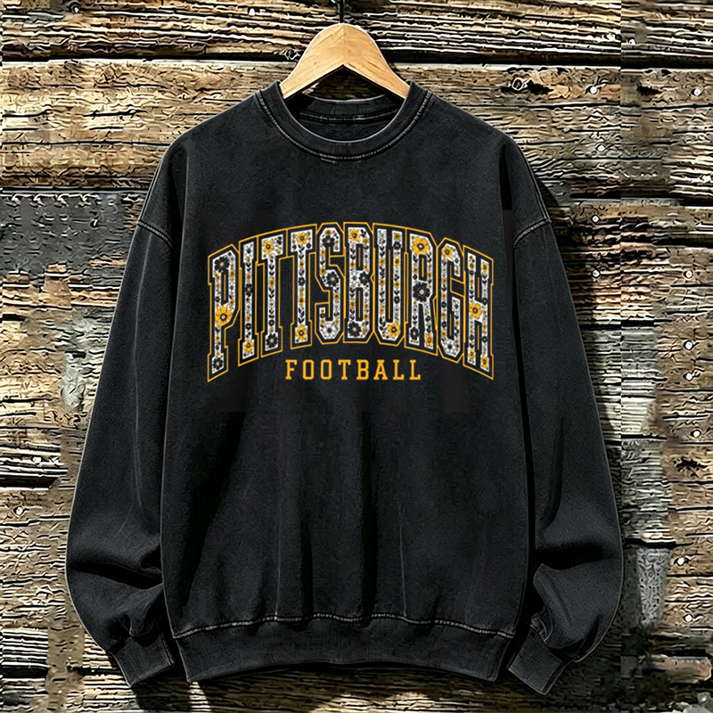 Pittsburgh Retro Football Sweatshirt