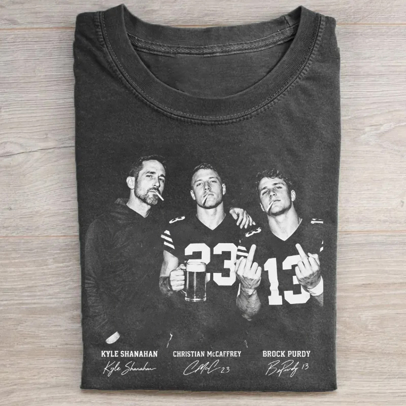 San Francisco Retro Football T-shirt