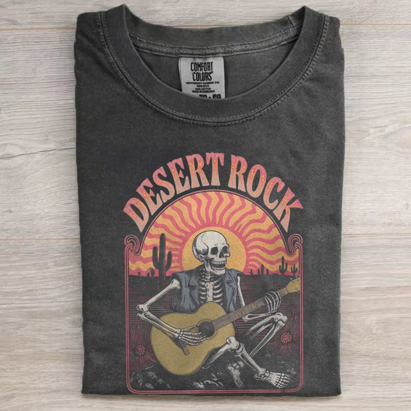 Western Desert Rock Skeleton T-shirt