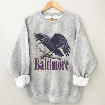 Comfort Colors Baltimore Football Mascot Sweatshirt