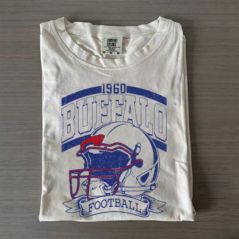 Buffalo Retro Football T-shirt