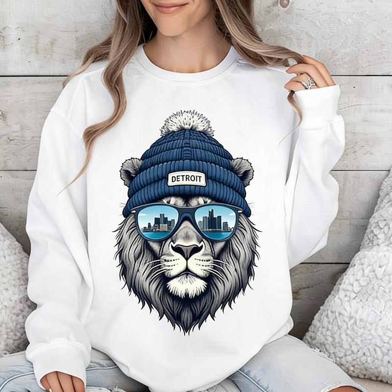Detroit Football Crewneck Sweatshirt