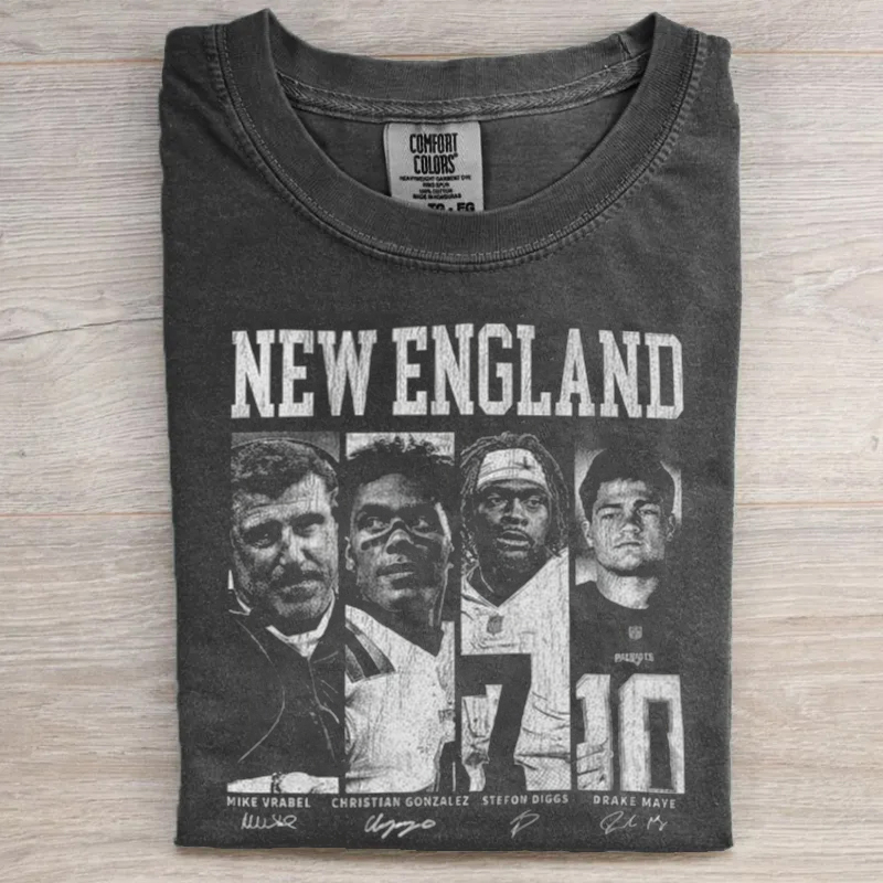 New England Retro Football T-shirt