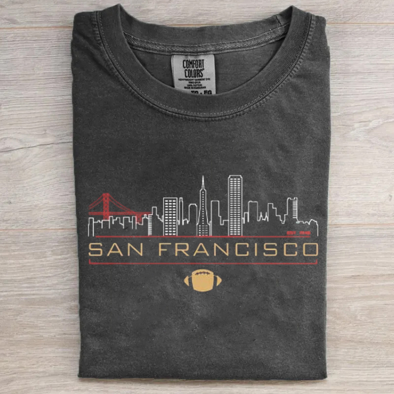 Retro San Francisco Football T-shirt