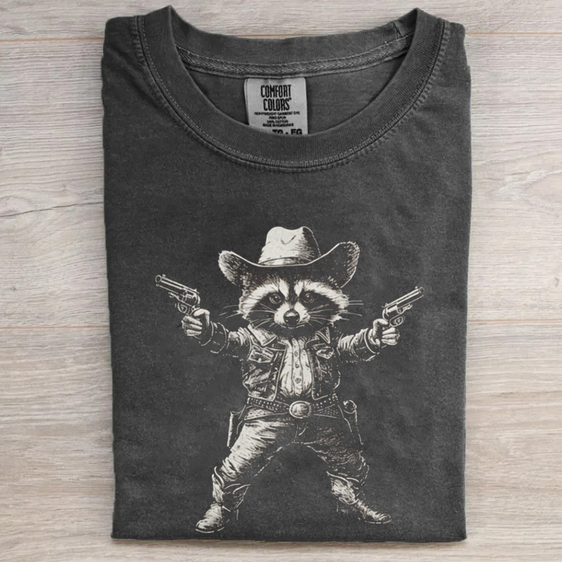 Cowboy Raccoon T-Shirt