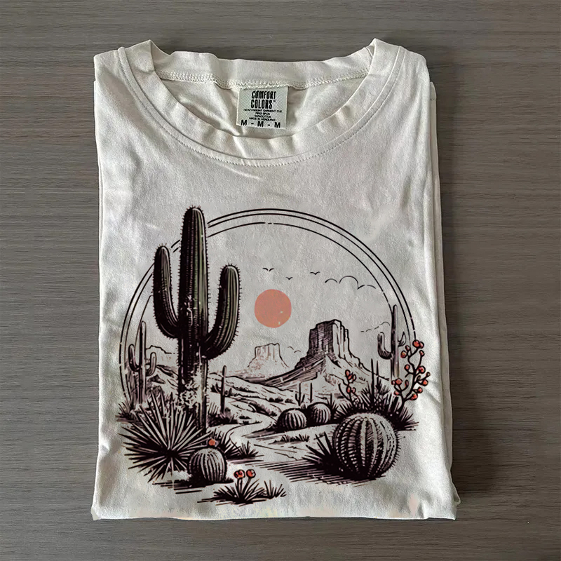 Desert Landspace with Sun  T-Shirt