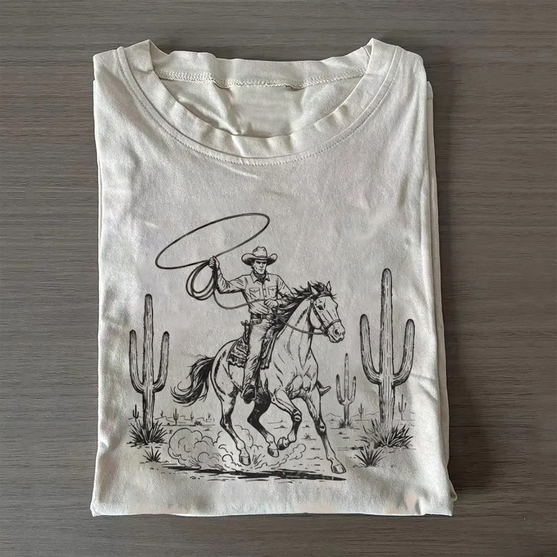 Wild West Cowboy Vintage T-shirt