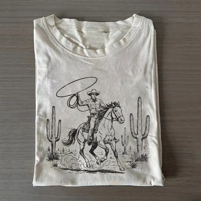 Wild West Cowboy Vintage T-shirt