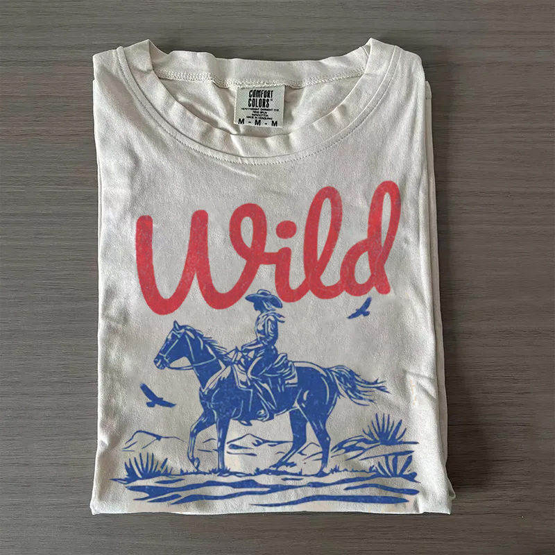 Retro Western Country Girl T-shirt