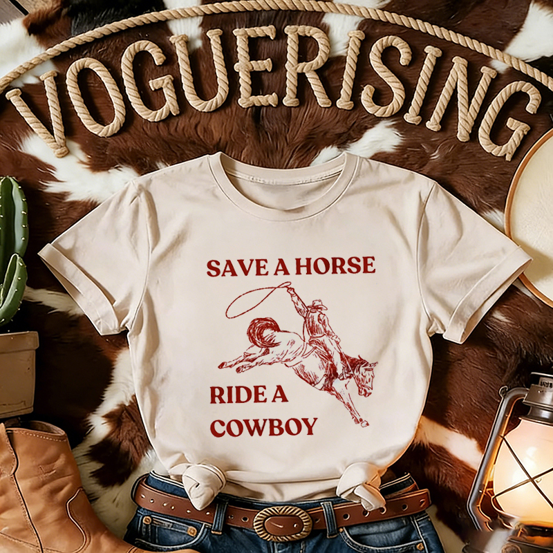 Western Funny Cowboy T-shirt