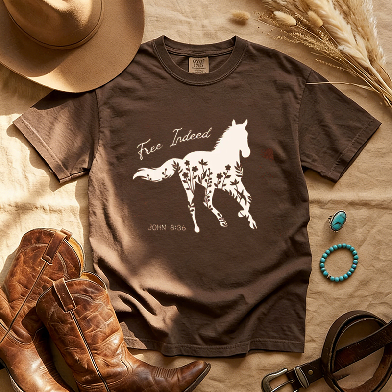 Western Christian Cowgirl T-shirt