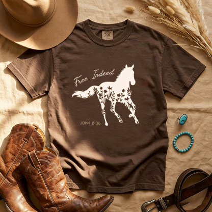 Western Christian Cowgirl T-shirt