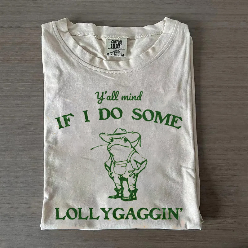 Western Funny Frog Cowboy T-shirt