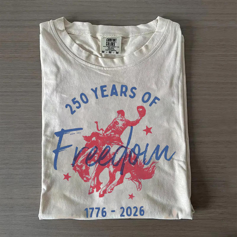 1776 2026 Western Patriotic T-shirt