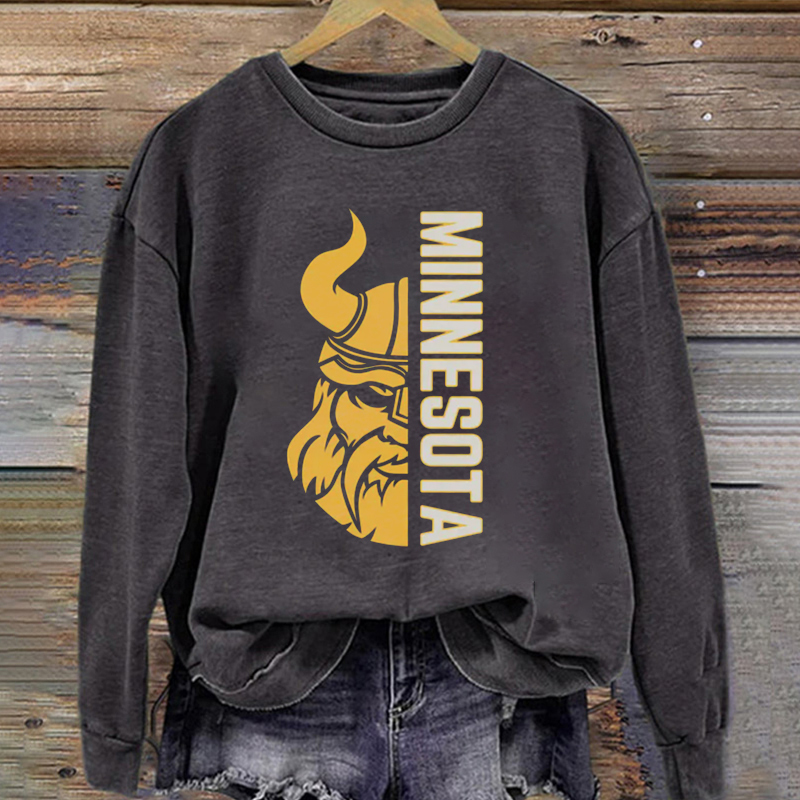 Minnesota Retro Football Sweatshirt