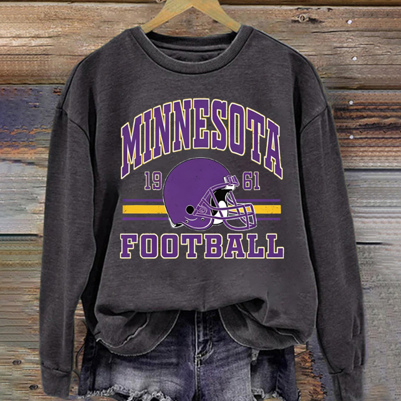 Minnesota Retro Football Sweatshirt