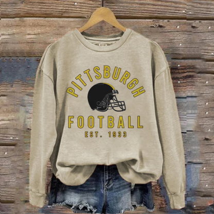 Pittsburgh Retro Football Sweatshirt