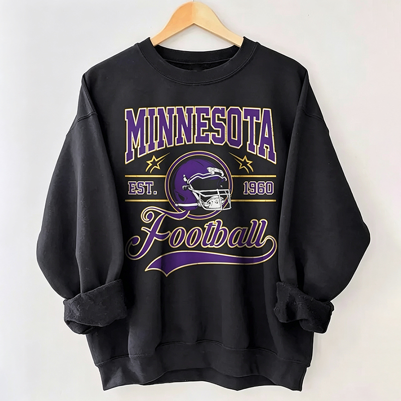 Minnesota Retro Football Sweatshirt