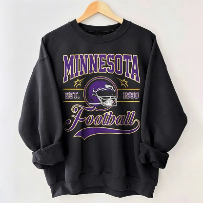 Minnesota Retro Football Sweatshirt