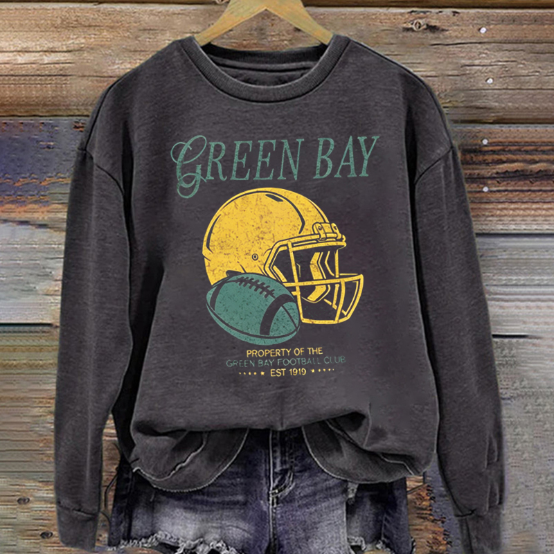 Green Bay Retro Football Sweatshirt