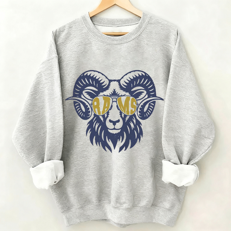 Los Angles Retro Football Sweatshirt