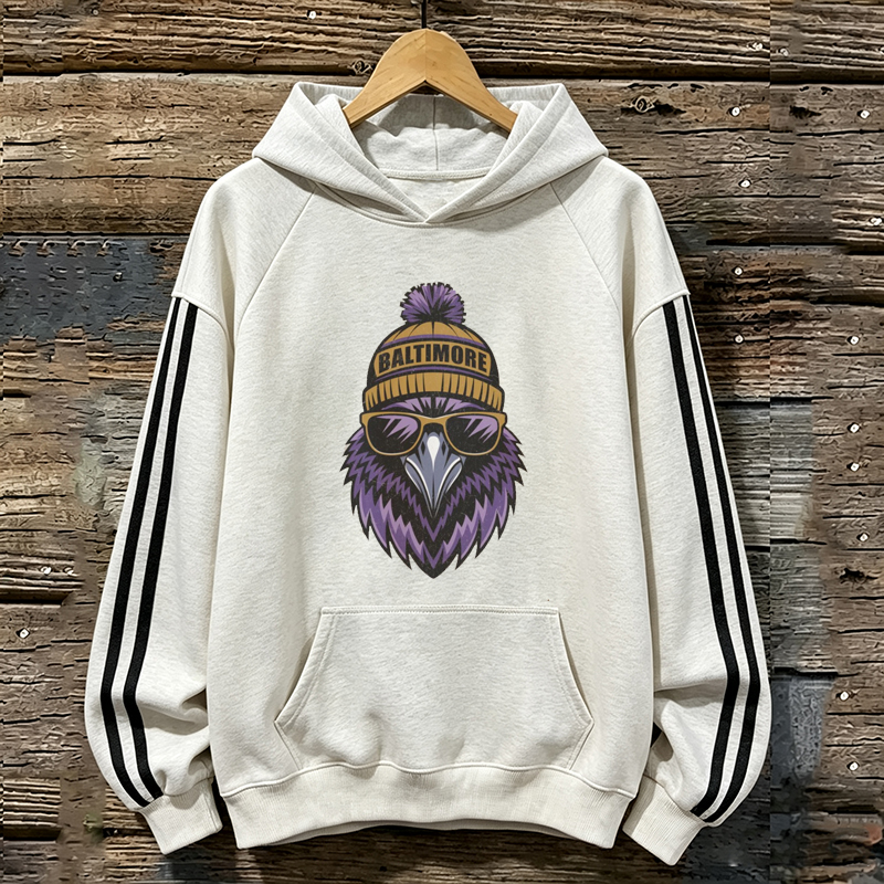 Baltimore Retro Football Hoodie